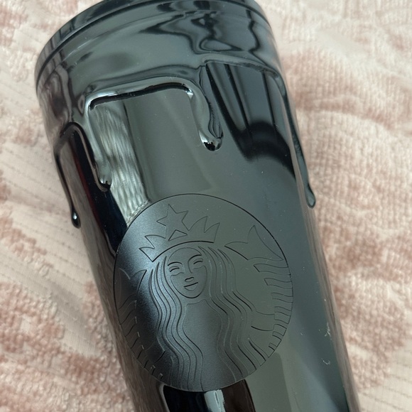 Halloween Starbucks Glossy Black Tumbler Cup Venti - Picture 3 of 3